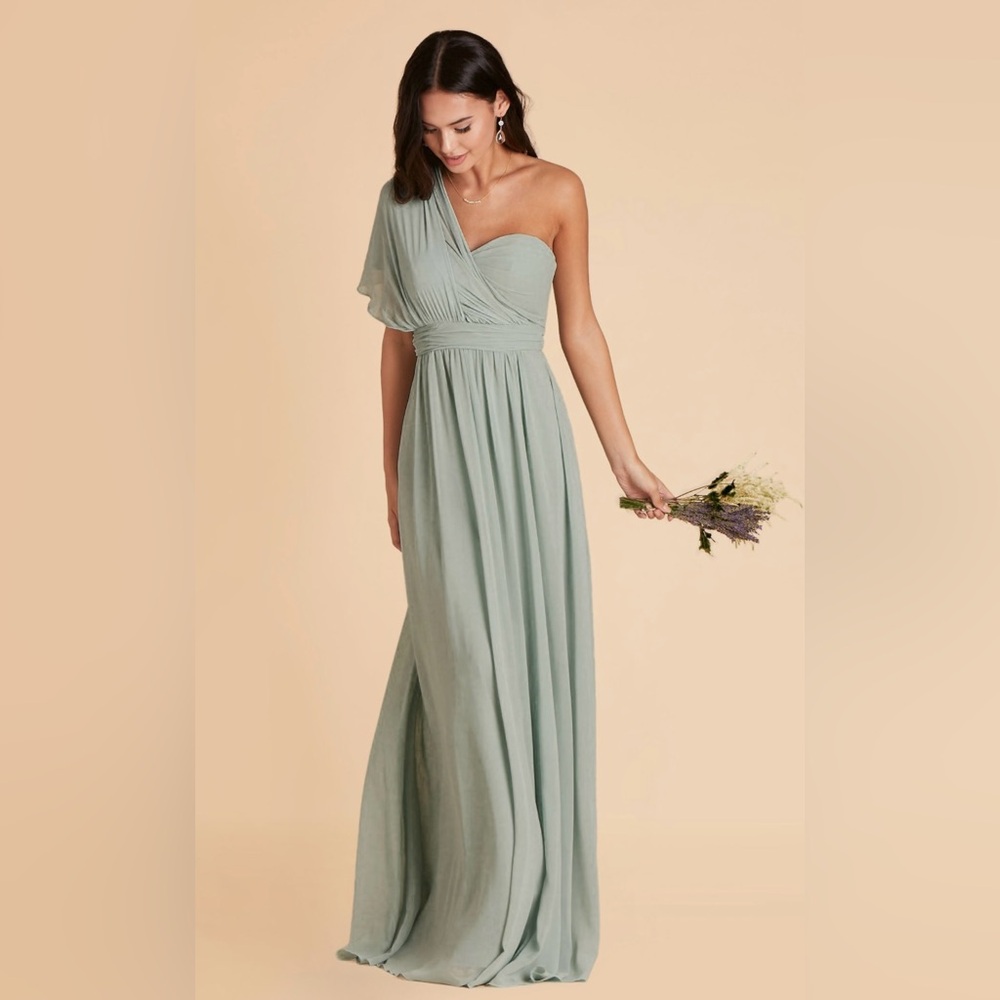 NWT Birdy Grey Grace size medium sage green convertible bridesmaid dress prom